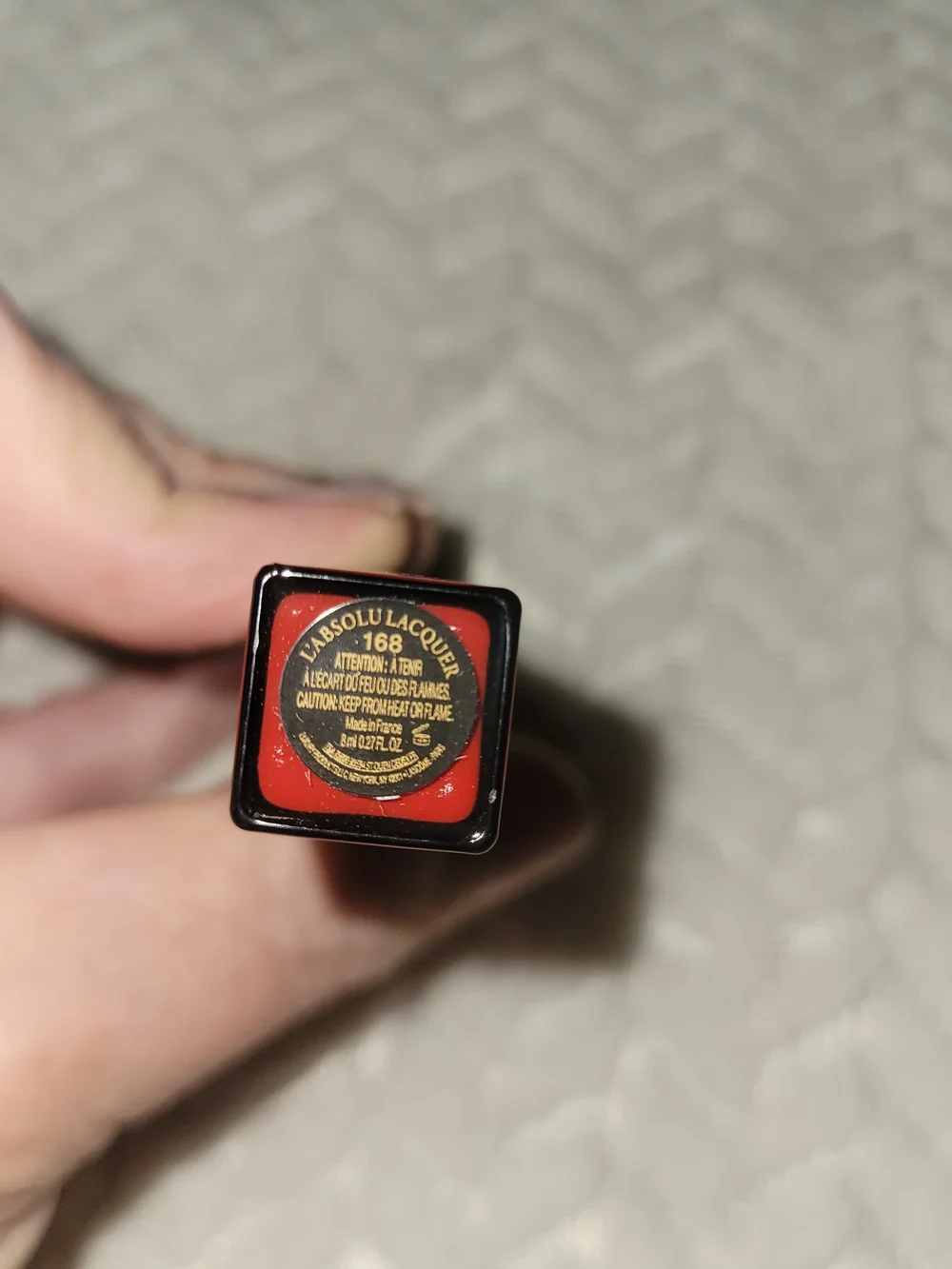 Lancome L 'Absolu Lip Lacquer #168 Rose Rouge